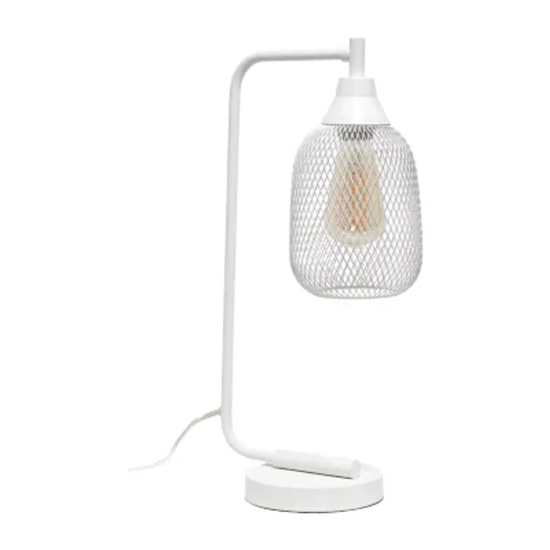 Industrial Mesh Desk Lamp
