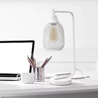 Industrial Mesh Desk Lamp