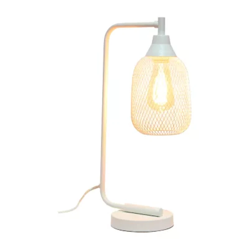 Industrial Mesh Desk Lamp