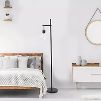 All the Rages Black Beacon Floor Lamp