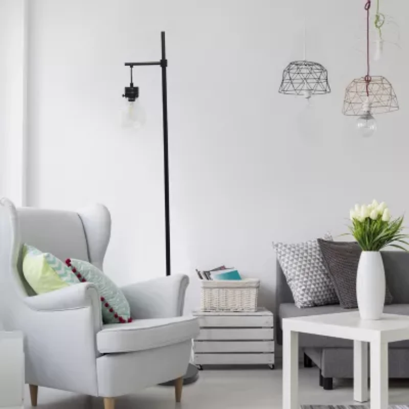 All the Rages Black Beacon Floor Lamp