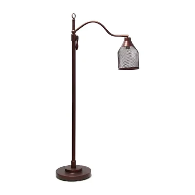 All the Rages Arched Metal Mesh Shade Floor Lamp