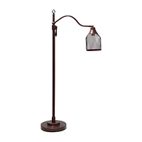 All the Rages Arched Metal Mesh Shade Floor Lamp