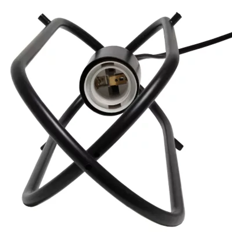 1 Light Elongated Metal Pendant