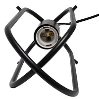 1 Light Elongated Metal Pendant