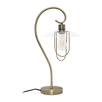 Modern Metal Scroll Table Lamp