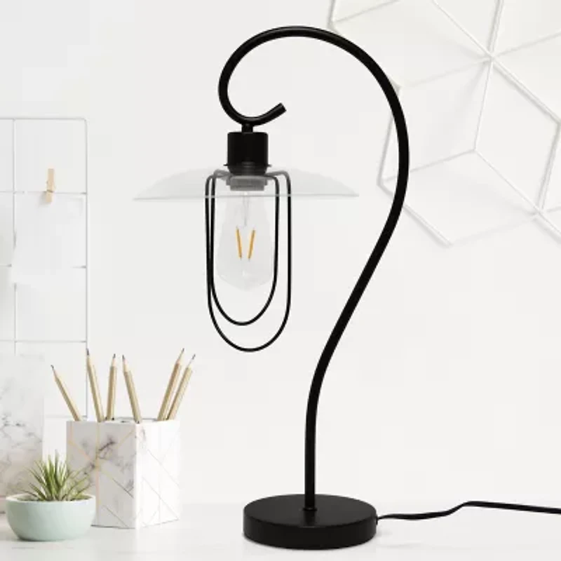 Modern Metal Scroll Table Lamp