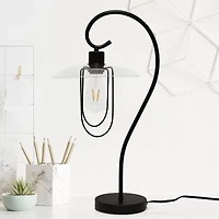 Modern Metal Scroll Table Lamp