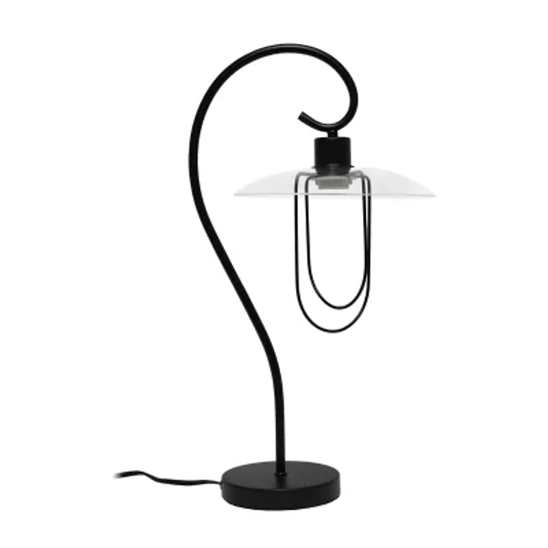 Modern Metal Scroll Table Lamp
