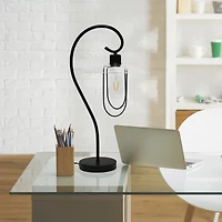 Modern Metal Scroll Table Lamp