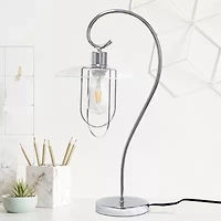 Modern Metal Scroll Table Lamp