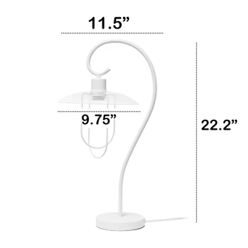 Modern Metal Scroll Table Lamp