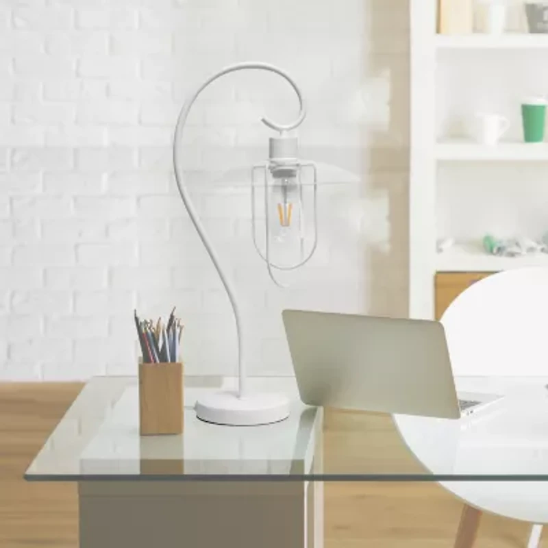 Modern Metal Scroll Table Lamp