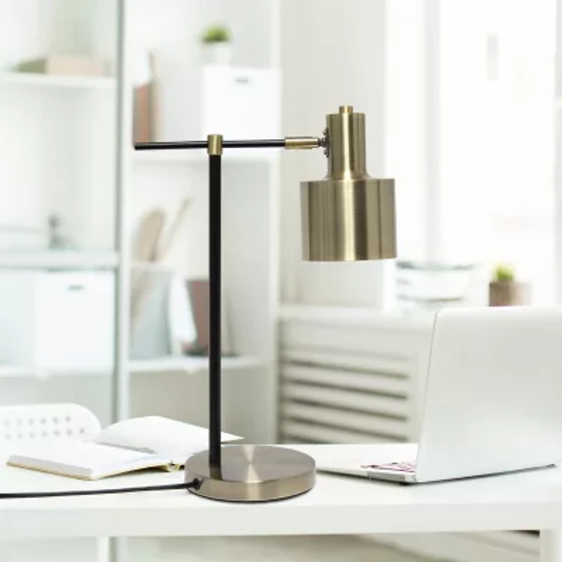 Mid Century Modern Metal Table Lamp