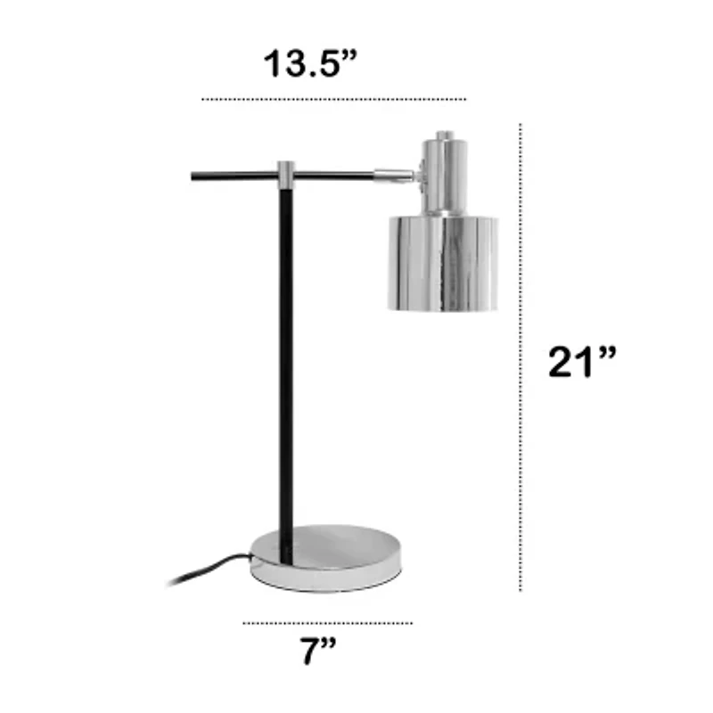 Mid Century Modern Metal Table Lamp