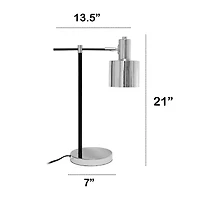 Mid Century Modern Metal Table Lamp
