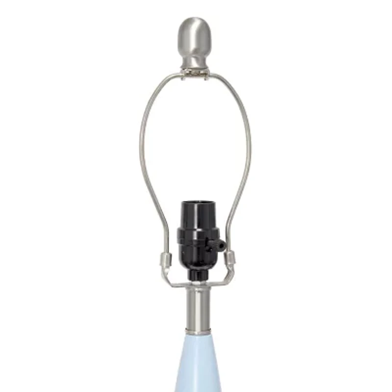 All the Rages Blue Stylus Metal Table Lamp