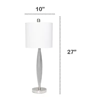 All the Rages Blue Stylus Metal Table Lamp