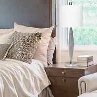 All the Rages Blue Stylus Metal Table Lamp