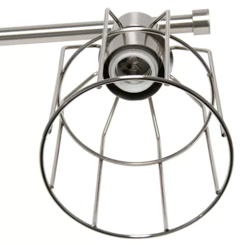 All the Rages Black Industrial Wired Vanity Light