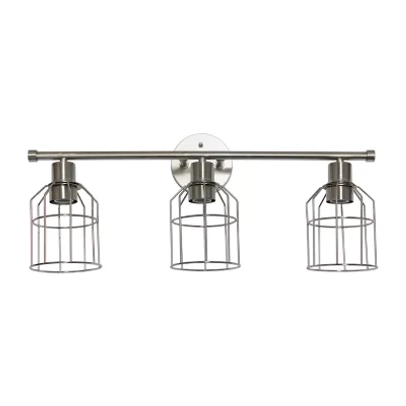 All the Rages Black Industrial Wired Vanity Light