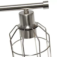 All the Rages Black Industrial Wired Vanity Light