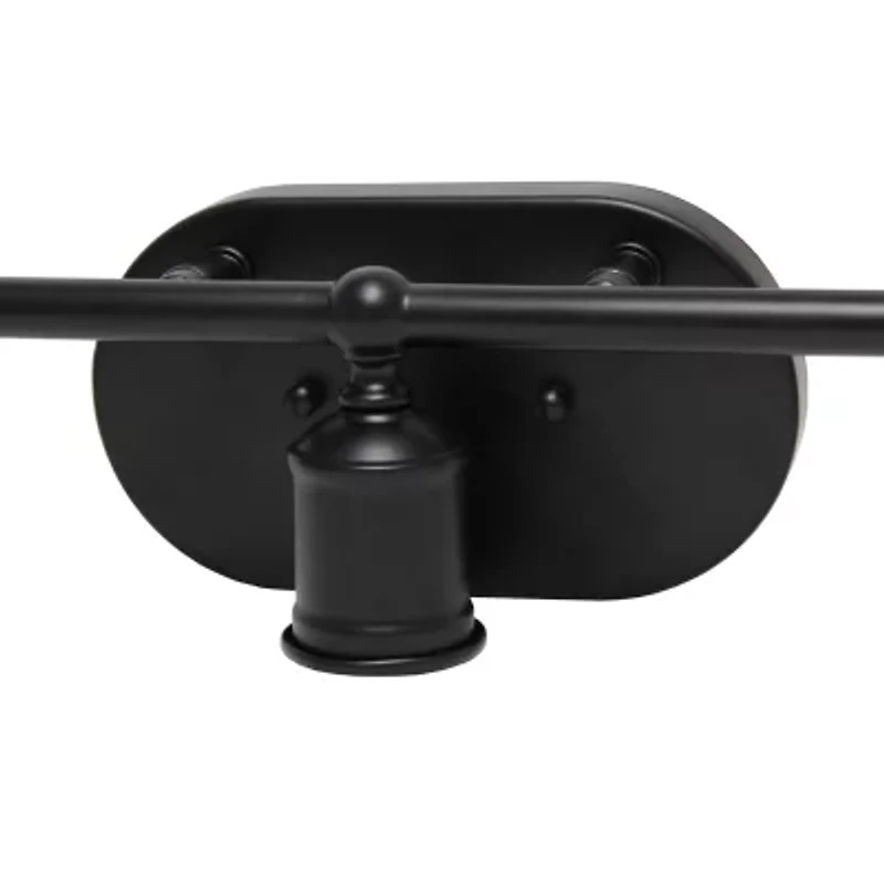 All the Rages Matte Black Industrial Metal Vanity Light