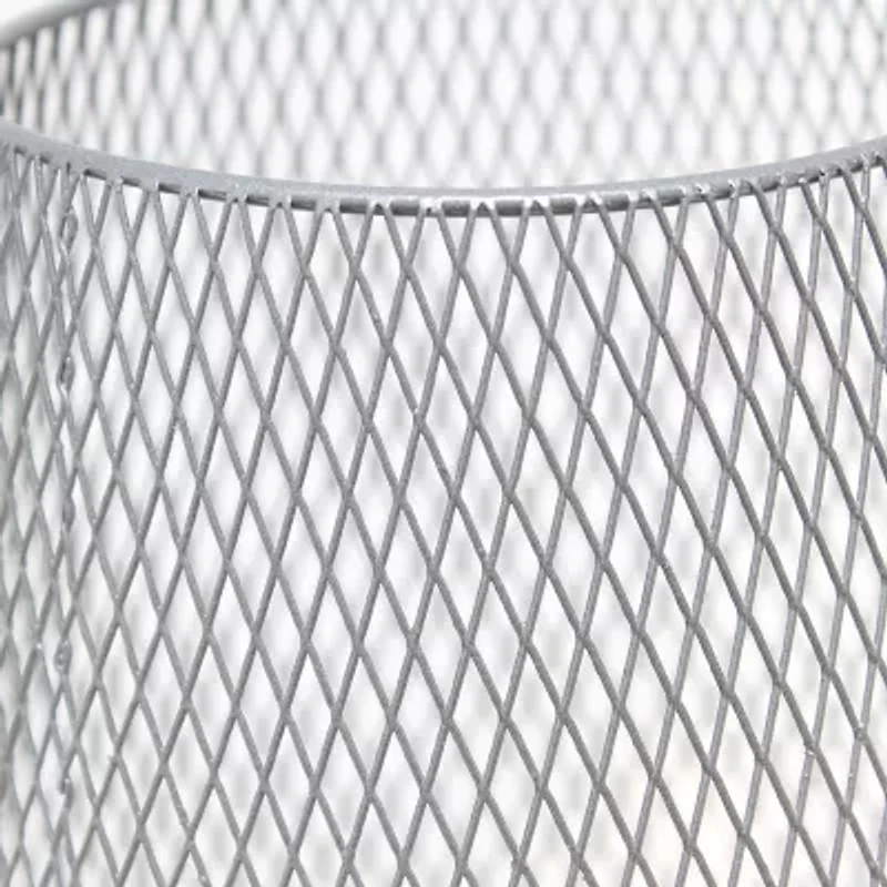 All the Rages Black Wire Mesh Uplight Metal Table Lamp