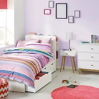 All the Rages Brushed Nickel Tapered With Black Shade Metal Table Lamp