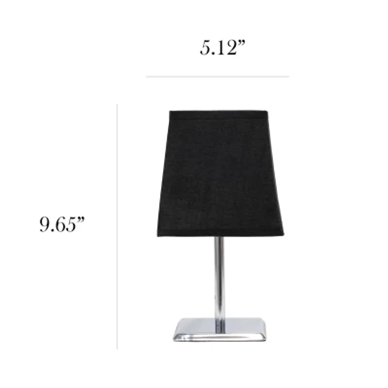 Square Shade Metal Table Lamp