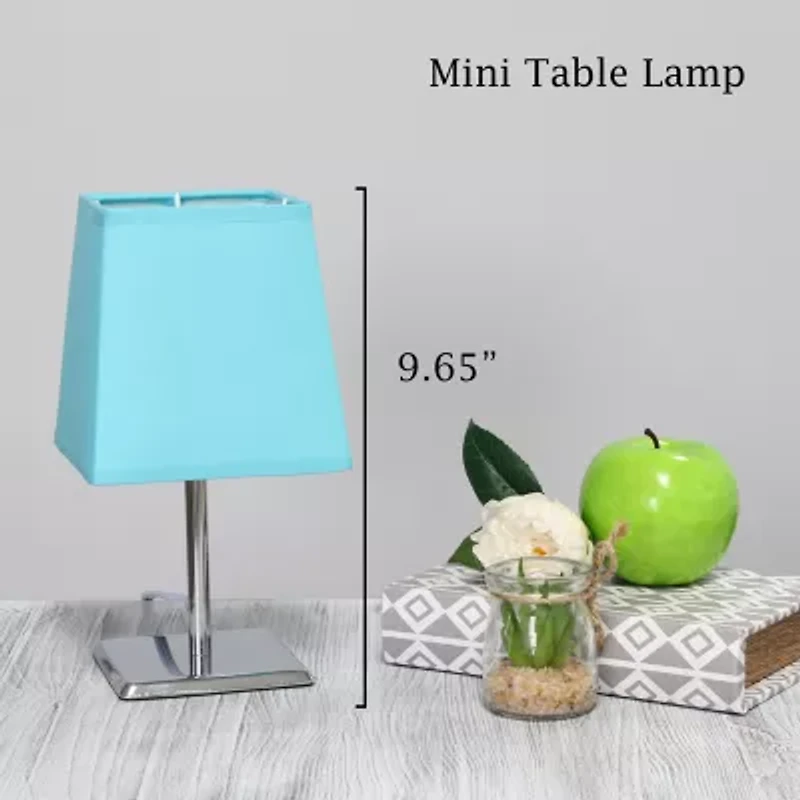Square Shade Metal Table Lamp