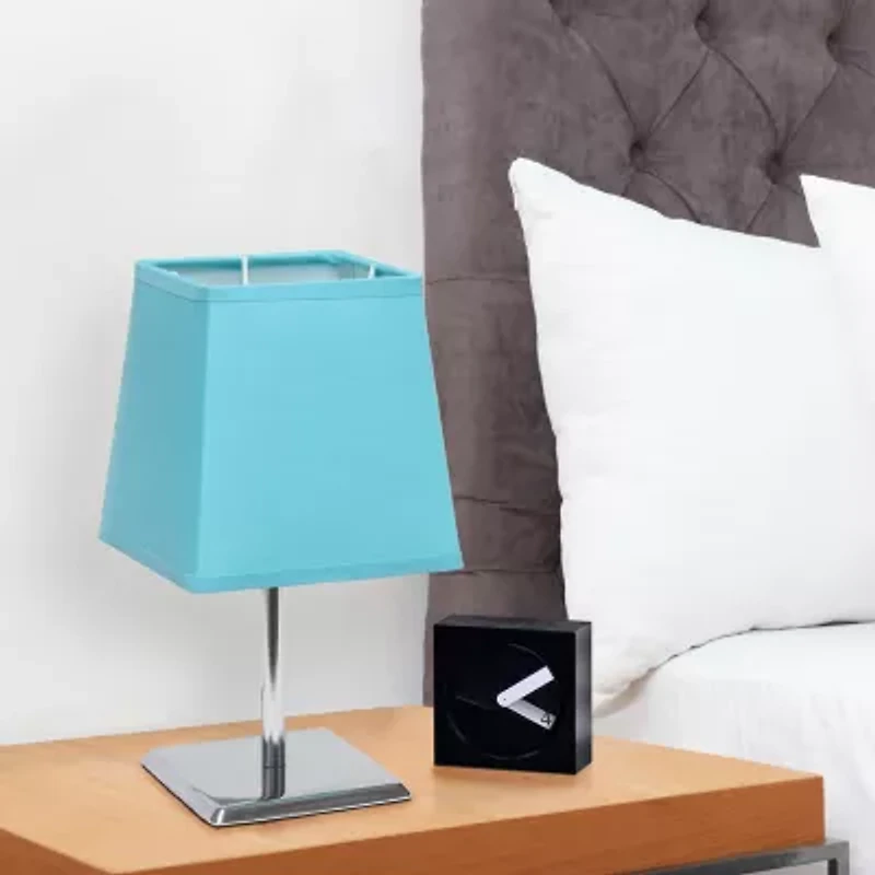 Square Shade Metal Table Lamp