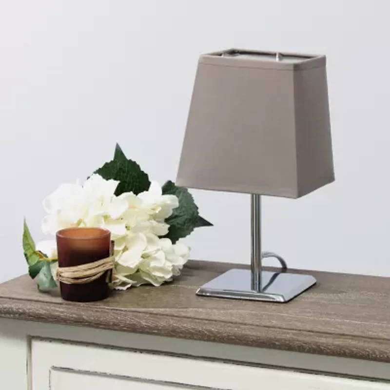 Square Shade Metal Table Lamp