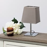 Square Shade Metal Table Lamp