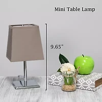 Square Shade Metal Table Lamp