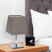Square Shade Metal Table Lamp