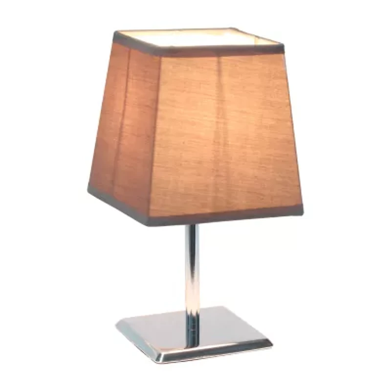 Square Shade Metal Table Lamp