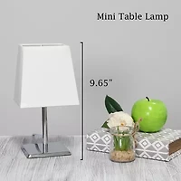 Square Shade Metal Table Lamp