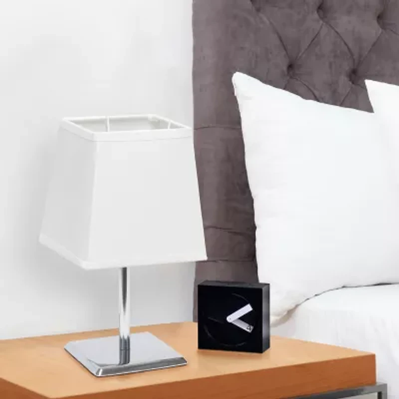 Square Shade Metal Table Lamp