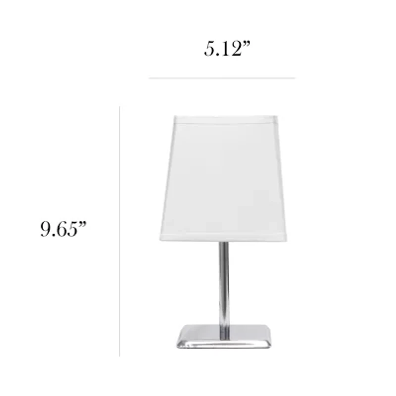 Square Shade Metal Table Lamp