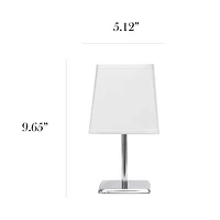 Square Shade Metal Table Lamp