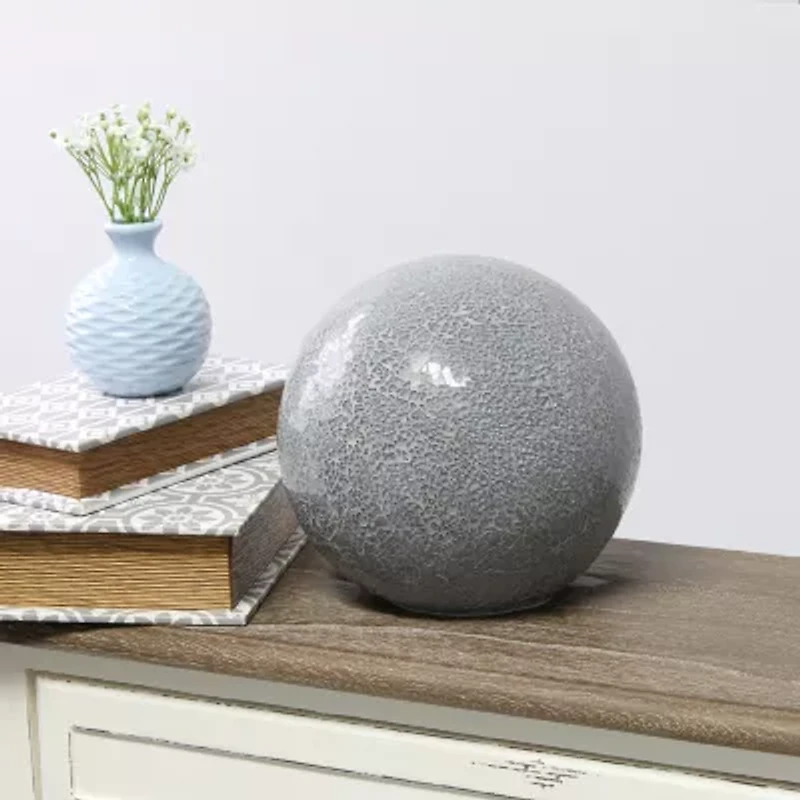 1 Light Mosaic Stone Ball Table Lamp