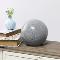 1 Light Mosaic Stone Ball Table Lamp