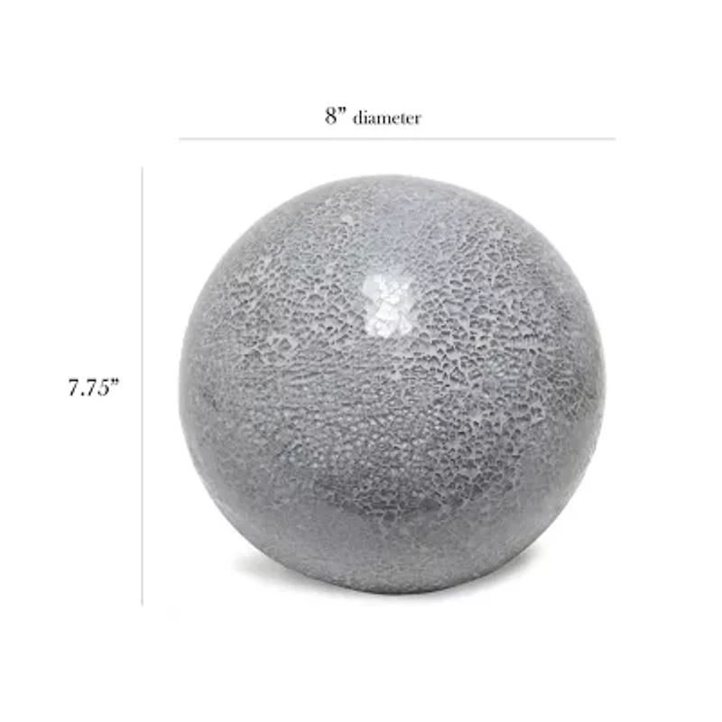 1 Light Mosaic Stone Ball Table Lamp