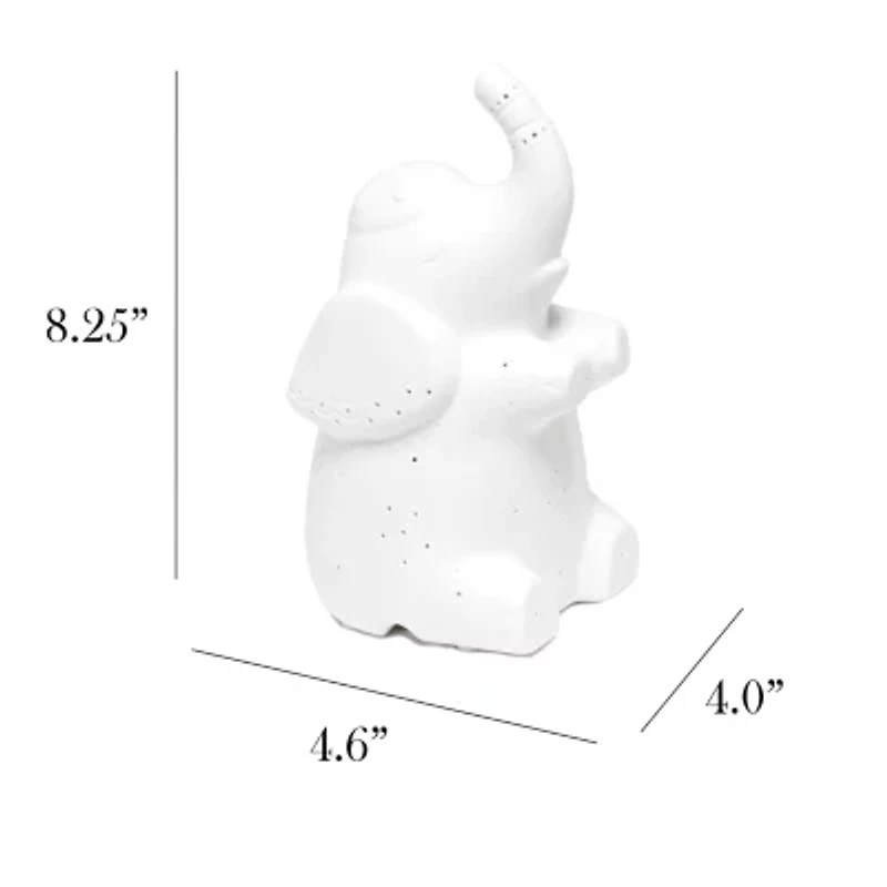 Simple Designs Porcelain Animal Shaped Table Lamp