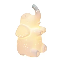 Simple Designs Porcelain Animal Shaped Table Lamp