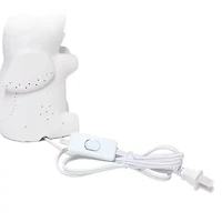 Simple Designs Porcelain Animal Shaped Table Lamp
