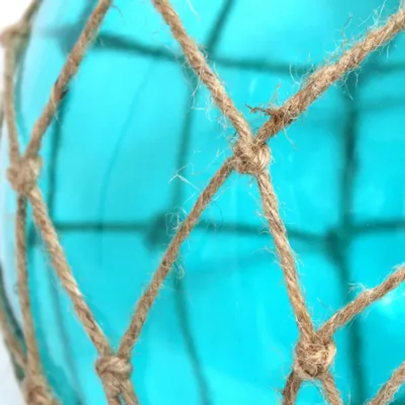 All the Rages Aqua Glass Buoy Hanging Pendant Light