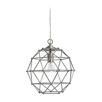 Metal Hexagon Shape Pendant Light