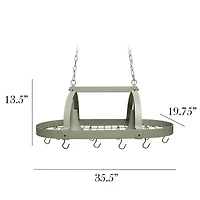 All the Rages Nickel Pot Rack Pendant Light